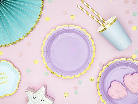 PD PAIE DIN HARTIE PENTRU BAUTURI gold, 19.5cm 10/set SPP1M-019 [4]