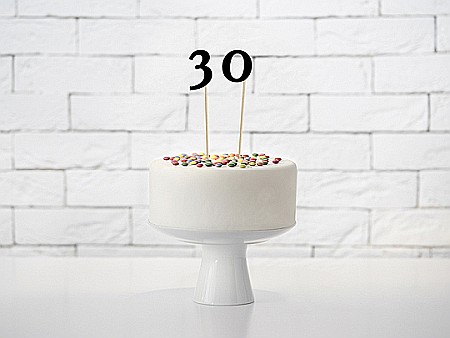 PD NUMERE PENTRU MASA black, 24-26cm 11bucati KPZ1-010 [2]