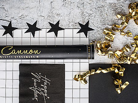 PD CONFETTI, Confetti cannon, with streamers, gold, 60cm TUKSE60-019M [4]