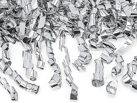 PD CONFETTI, Confetti cannon, with streamers, silver, 60cm TUKSE60-018M [2]