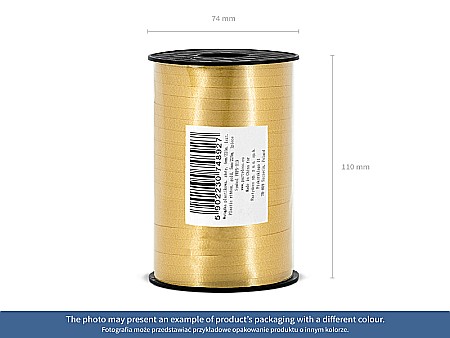 PD RAFIE ribbon, light cream, 5mm/225m PRP5-079J [1]