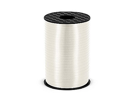 HOBBY - PD RAFIE ribbon, white, 5mm/225m PRP5-008