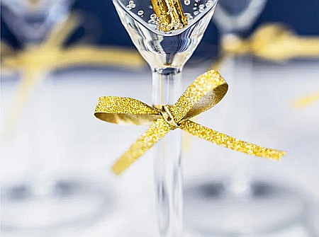 PD PANGLICA PLASTIC ribbon, gold, glitter 5mm/225m PRB5-019 [1]