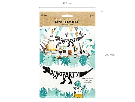 PD BANNER Dinosaurs - Dino Party, 20x90 cm GRL40 [4]