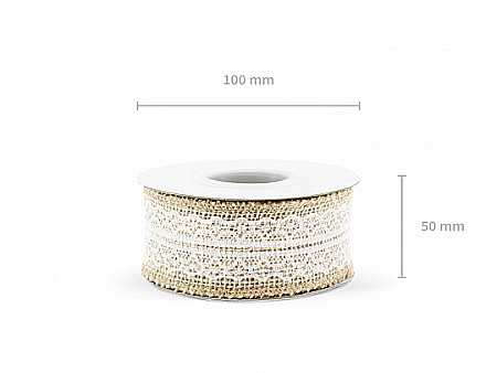 PD BANDA IUTA CU DANTELA 4*500cm TJ4-4 [6]