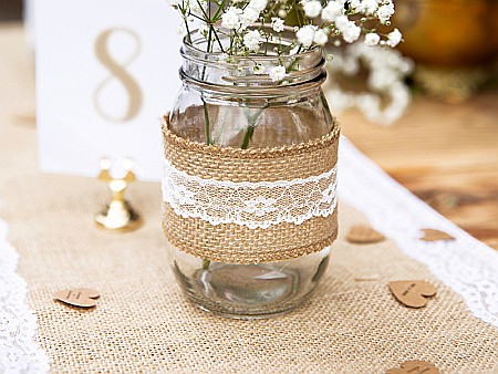 PD BANDA IUTA CU DANTELA 5*500cm TJ1 [3]