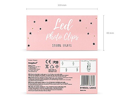 PD LUMINI DECORATIVE LED CU CLIPS DE PRINDERE, clear, 1.4m LEDC3 [5]