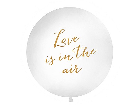 ARTICOLE PARTY - PD BALON Giant Balloon 1m, Love is in the air, white OLBON10D-008-019