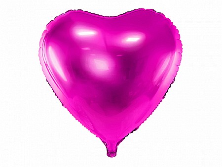 PD BALON FOLIE ALUMINIU Heart, 45cm, dark pink FB9M-006 [0]