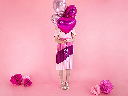PD BALON FOLIE ALUMINIU Heart, 45cm, dark pink FB9M-006 [3]