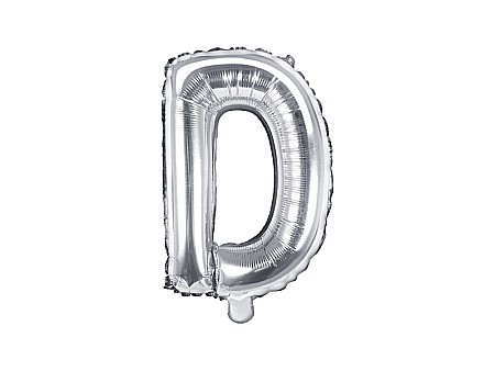 Baloane si accesorii - PD BALON FOLIE ALUMINIU Letter "D", 35cm, silver FB2M-D-018