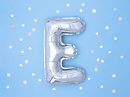 PD BALON FOLIE ALUMINIU Letter "E", 35cm, silver FB2M-E-018 [1]