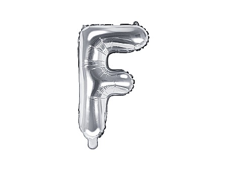 Baloane si accesorii - PD BALON FOLIE ALUMINIU Letter "F", 35cm, silver FB2M-F-018
