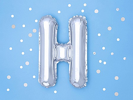 PD BALON FOLIE ALUMINIU Letter "H", 35cm, silver FB2M-H-018 [2]