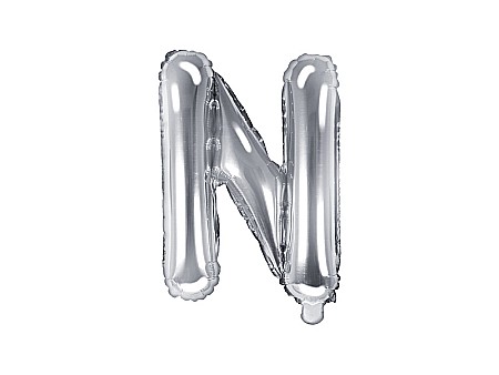 Baloane si accesorii - PD BALON FOLIE ALUMINIU Letter "N", 35cm, silver FB2M-N-018