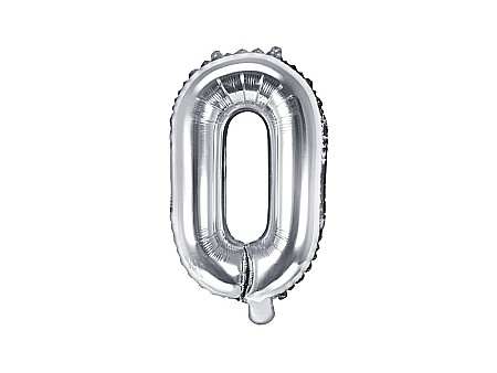 Baloane de Craciun si An Nou - PD BALON FOLIE ALUMINIU Letter "O", 35cm, silver FB2M-O-018