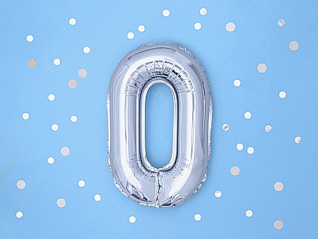 PD BALON FOLIE ALUMINIU Letter "O", 35cm, silver FB2M-O-018 [4]