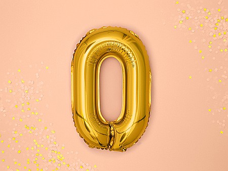 PD BALON FOLIE ALUMINIU Letter "O", 35cm, gold FB2M-O-019 [3]