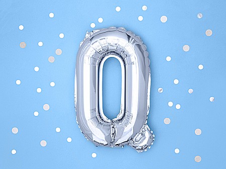 PD BALON FOLIE ALUMINIU Letter "Q", 35cm, silver FB2M-Q-018 [1]