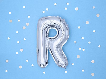PD BALON FOLIE ALUMINIU Letter "R", 35cm, silver FB2M-R-018 [2]