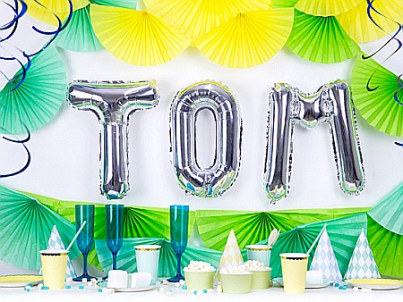 PD BALON FOLIE ALUMINIU Letter "T", 35cm, silver FB2M-T-018 [1]