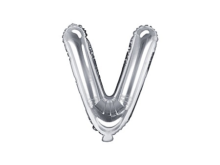 ARTICOLE PARTY - PD BALON FOLIE ALUMINIU Letter "V", 35cm, silver FB2M-V-018
