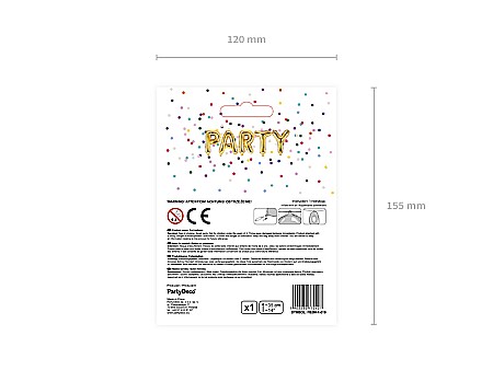 PD BALON FOLIE ALUMINIU Letter "X", 35cm, gold FB2M-X-019 [3]