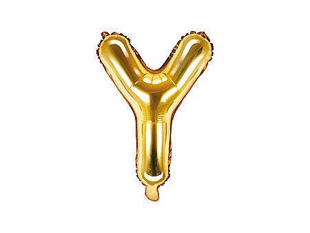 PD BALON FOLIE ALUMINIU Letter "Y", 35cm, gold FB2M-Y-019 [0]
