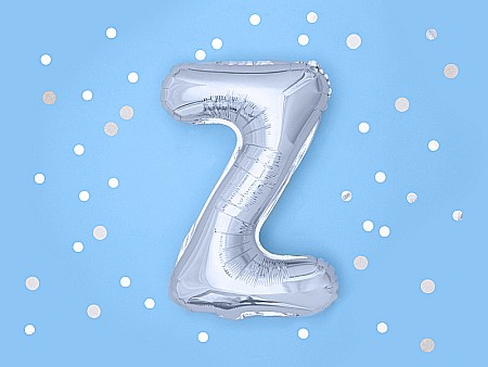 PD BALON FOLIE ALUMINIU Letter "Z", 35cm, silver FB2M-Z-018 [1]