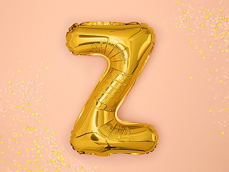 PD BALON FOLIE ALUMINIU Letter "Z", 35cm, gold FB2M-Z-019 [1]