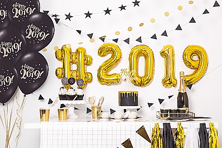 PD BALON FOLIE ALUMINIU Number "1", 35cm, gold FB10M-1-019 [1]