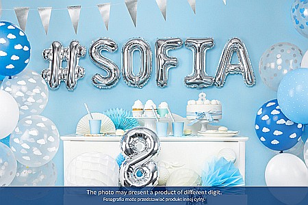 PD BALON FOLIE ALUMINIU Number "9", 35cm, silver FB10M-9-018 [1]