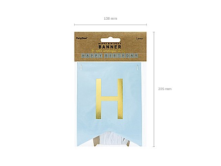 PD BANNER Happy Birthday, light blue, 15 x 175 cm GRL57-001J [3]