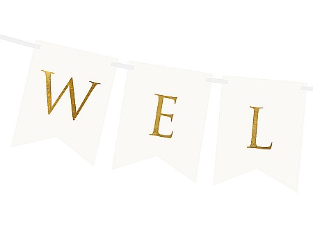 PD BANNER Welcome, white, 15 x 95 cm GRL70-008 [1]