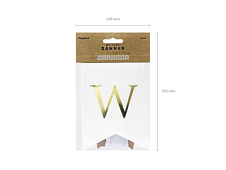 PD BANNER Welcome, white, 15 x 95 cm GRL70-008 [3]