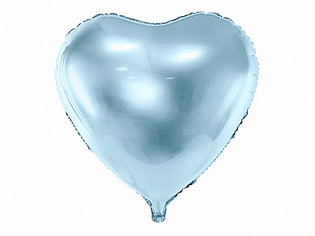 ARTICOLE PARTY - PD BALON FOLIE ALUMINIU Heart, 45cm, sky blue FB9M-011