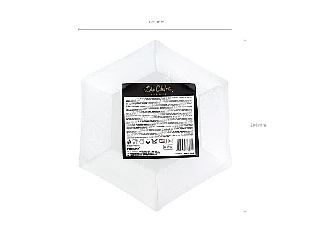 PD FARFURII CARTON NEGRU CU STELUTE AURII 6/SET TPP28-010 [7]