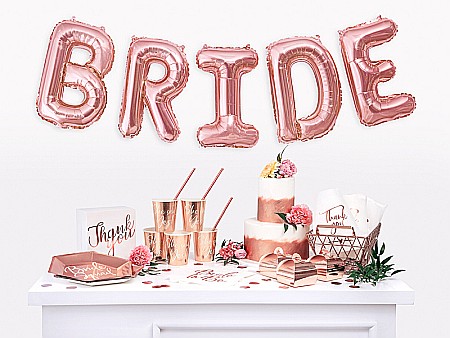 PD BALON FOLIE ALUMINIU Letter "D", 35cm, rose gold FB2M-D-019R [3]