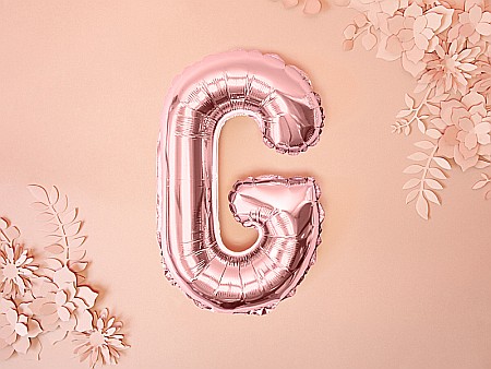 PD BALON FOLIE ALUMINIU Letter "G", 35cm, rose gold FB2M-G-019R [1]