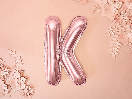 PD BALON FOLIE ALUMINIU Letter "K", 35cm, rose gold FB2M-K-019R [1]