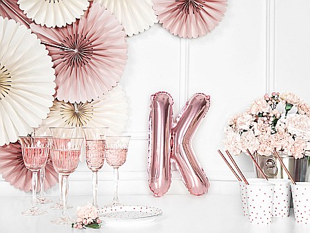 PD BALON FOLIE ALUMINIU Letter "K", 35cm, rose gold FB2M-K-019R [2]