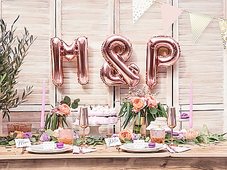 PD BALON FOLIE ALUMINIU Letter "M", 35cm, rose gold FB2M-M-019R [2]