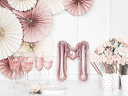 PD BALON FOLIE ALUMINIU Letter "M", 35cm, rose gold FB2M-M-019R [5]