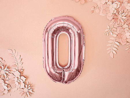 PD BALON FOLIE ALUMINIU Letter "O", 35cm, rose gold FB2M-O-019R [3]