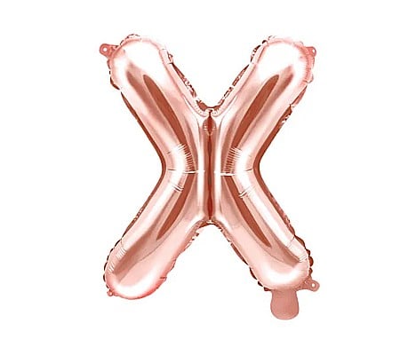PD BALON FOLIE ALUMINIU Letter "X", 35cm, rose gold FB2M-X-019R [2]