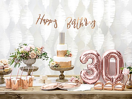 PD BALON FOLIE ALUMINIU Number "0", 35cm, rose gold FB10M-0-019R [3]