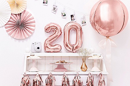 PD BALON FOLIE ALUMINIU Number "2", 35cm, rose gold FB10M-2-019R [2]