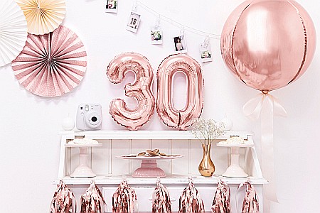 PD BALON FOLIE ALUMINIU Number "3", 35cm, rose gold FB10M-3-019R [1]