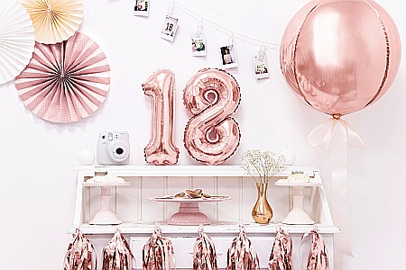 PD BALON FOLIE ALUMINIU Number "8", 35cm, rose gold FB10M-8-019R [1]