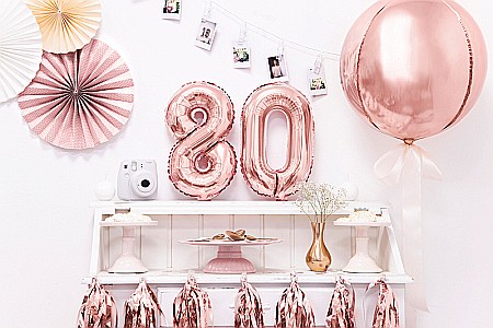 PD BALON FOLIE ALUMINIU Number "8", 35cm, rose gold FB10M-8-019R [2]